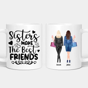 Personalisierte Tasse - Beste Schwestern Fashion