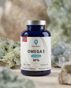 EasyChoice Omega 3  Kapsler Original 60%  Easy Choice