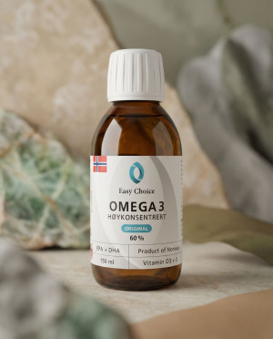 Min butikk Easy Choice 60% Omega 3 Orginal Flytende
