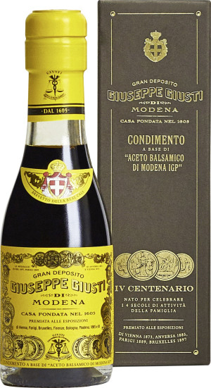 Balsamico 4 Gold Medaillen Traditionsflasche in GP Aceto Balsamico di Modena IGP 0.1L - 100 ml