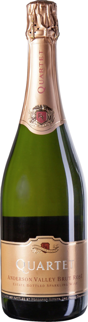 Quartet Rosé Brut Roederer Estate Californian Quality Sparkling Wine 0.75L - Chardonnay - 750 ml