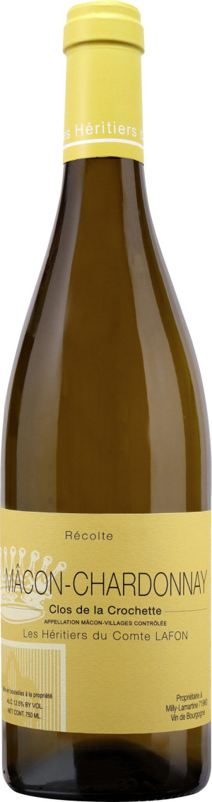Mâcon Chardonnay Clos de la Crochette AC Mâcon 0.75L 2024 - Chardonnay - 750 ml