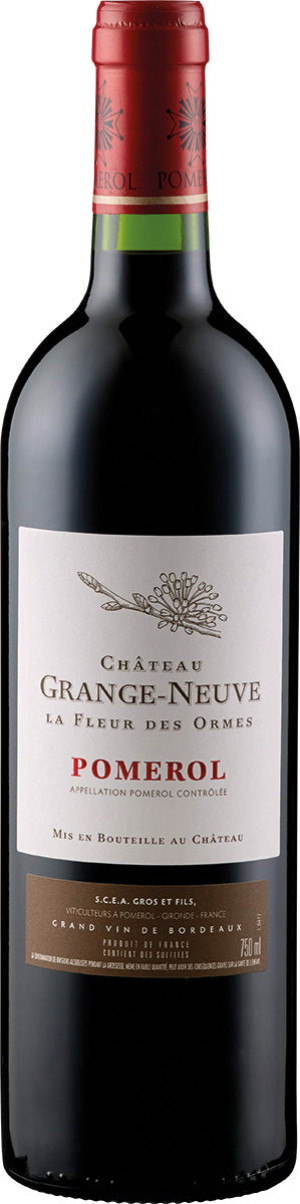 Château Grange Neuve "La Fleur des Ormes" Pomerol 2019 - Merlot - 750 ml