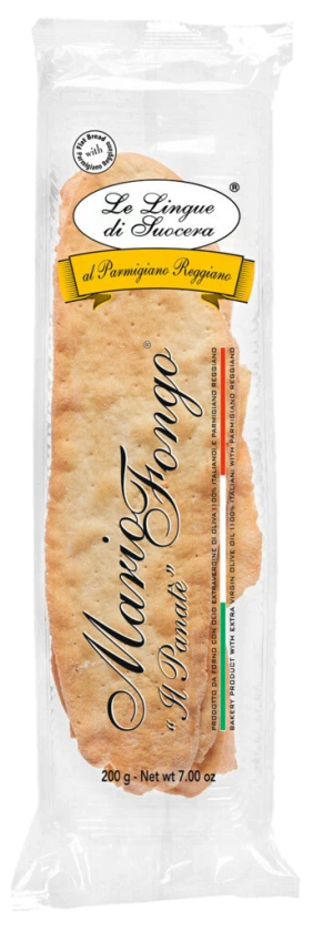 Lingue di suocera con parmigiano