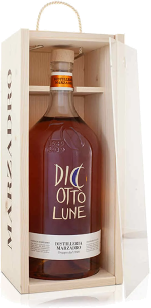 Marzadro Le Diciotto Lune Grappa Stravecchia 4,5L - Merlot - 4500 ml