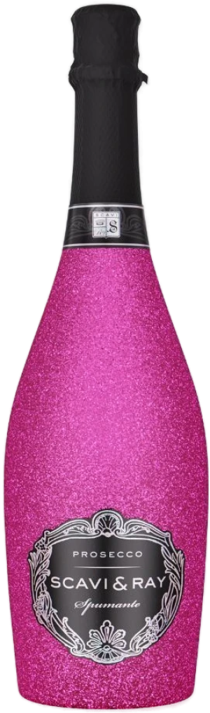SCAVI & RAY Prosecco DOC Spumante Glitzer Pink  - Glera - 750 ml