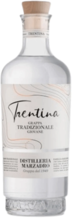 Marzadro La Trentina - Grappa Tradizionale - Merlot - 700 ml