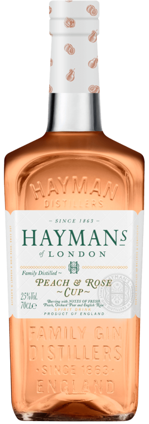 HAYMAN’S OF LONDON PEACH & ROSE CUP GIN  - 700 ml