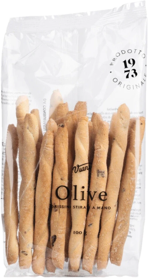 OLIVE - Mini Grissini mit Taggiasca Oliven 100g