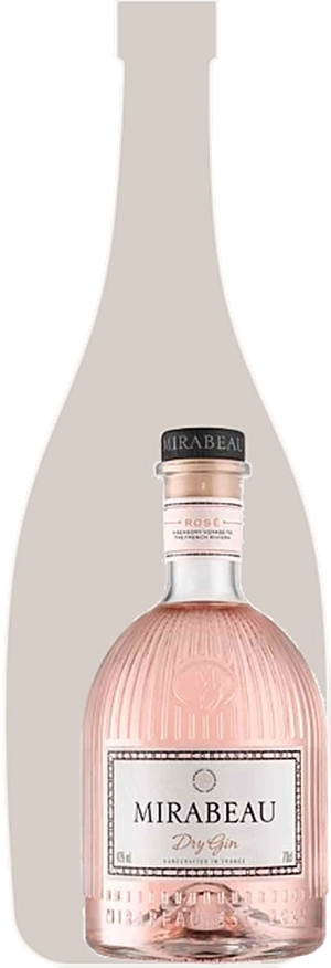 Mirabeau Dry Rosé Gin 0,20L - 200 ml
