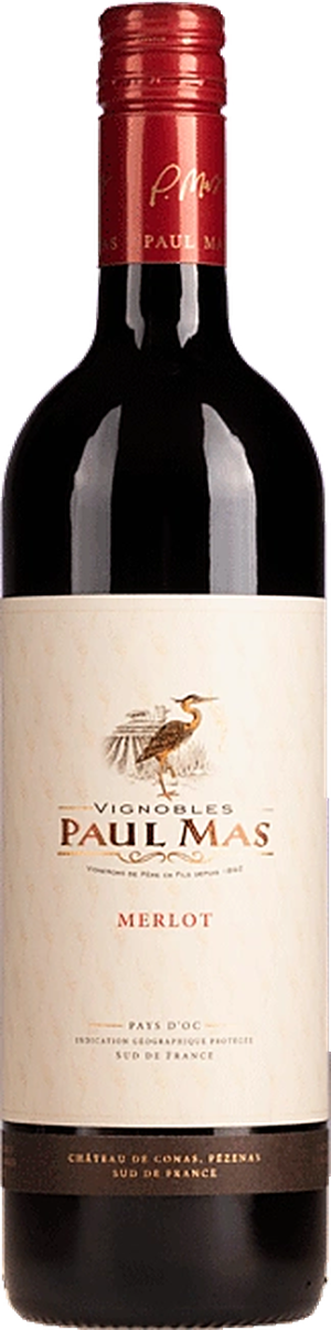 Paul Mas Merlot Vin de Pays d'Oc 2024 - Merlot - 750 ml