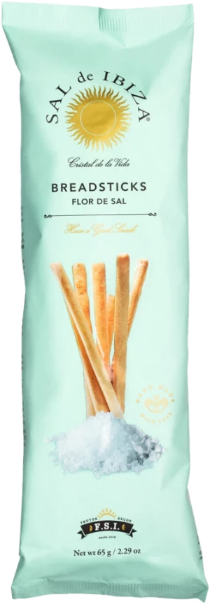 Breadsticks a la Flor de Sal 65g