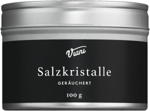 Salzkristalle, geräuchert