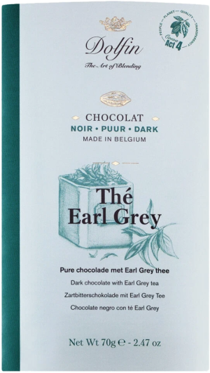 Tablette, noir au thé earl grey