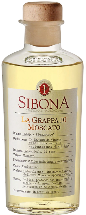 Sibona La Grappa di Moscato - Moscato - 500 ml