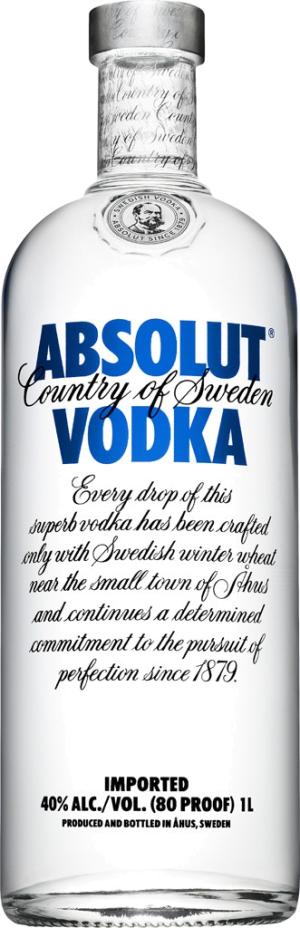 Absolut Vodka 1,0 Liter - 1000 ml