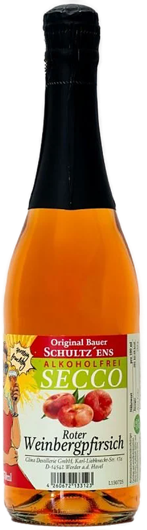 Weinbergpfirsich Secco alkoholfrei - 750 ml