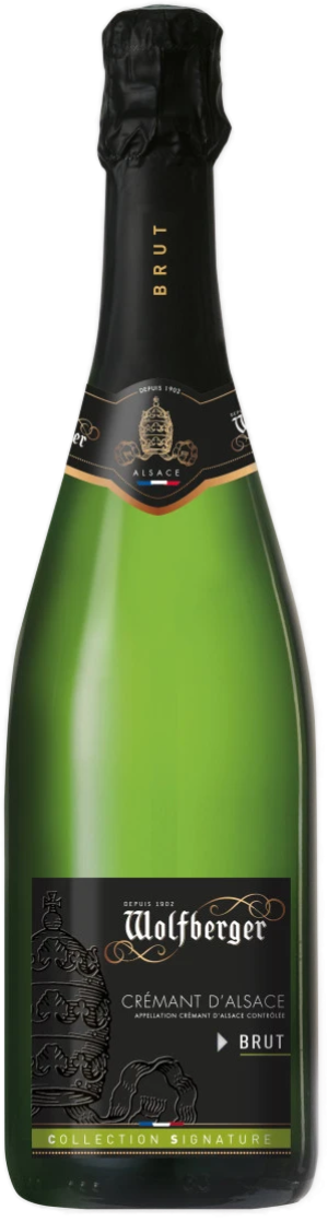Wolfberger Cremant Brut Alsace AOC - Pinot Blanc - 750 ml