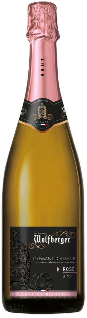 Wolfberger Cremant Rosé d'Alsace Brut AOC - Pinot Noir - 750 ml