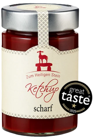 Zum Heiligen Stein Ketchup scharf 400g