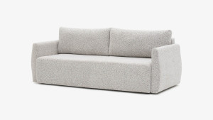 Sofa Elma Vero, rozkładana do przodu, z funkcją spania, polska produkcja , kolor szary