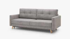 Sofa Mar 140x195 cm, kolor popielaty