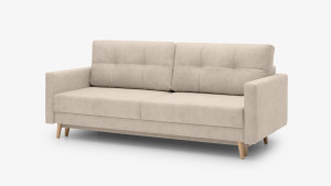 Sofa 3-osobowa, automat DL, kolor beżowy