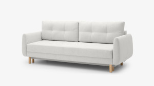 Sofa 3-osobowa, automat DL, kolor popielaty