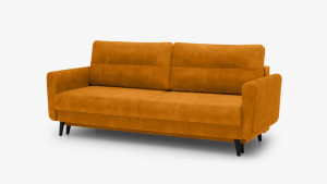 Sofa 3-osobowa, automat DL, kolor złoty