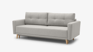 Sofa Mar 140x195 cm, kolor popielaty