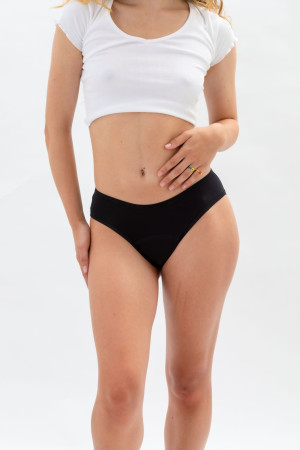 Masmi Majtki menstruacyjne o potrójnej chłonności (166 ml chłonności), wysoki stan (rozmiary: S, M, L, XL) 1 szt.