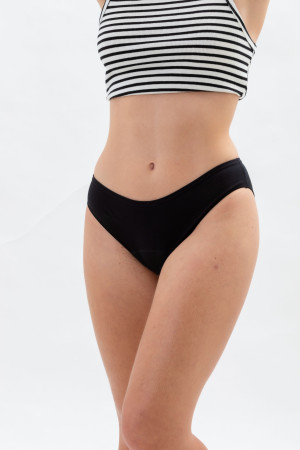 Masmi Majtki menstruacyjne DLA NASTOLATEK niski stan (rozmiary XS, S i M) 100% certyfikowanej bawełny organicznej 1 szt.