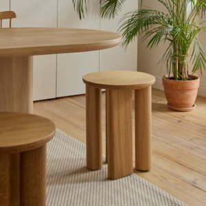 KAZA hoher Couchtisch Eiche