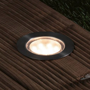 Plug & Shine Outdoor 2W LED Recessed Floor Individual Eco Spotlight in Silver | Contemporary Light | Modern Lights For Garden | Harbour Lifestyle