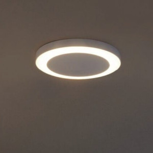 Outdoor Circula Dusk 15W LED Smart Home Zigbee 3.0 Warm Ceiling Light with Motion Detection in White | Smart/Modern Lights | Harbour Lifestyle
