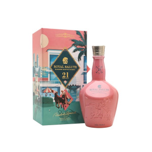 Royal Salute 21 Year Old The Miami Polo Edition - Blended Scotch Whisky, 70cl / 40%, Limited Release, Unique Rye & Bourbon Cask Finish