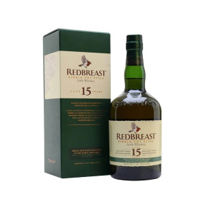 Redbreast 15 Year Old - Single Pot Still Irish Whiskey, 70cl / 46%, Warming Spice Profile, Toasted Oak & Spiced Fruit Notes