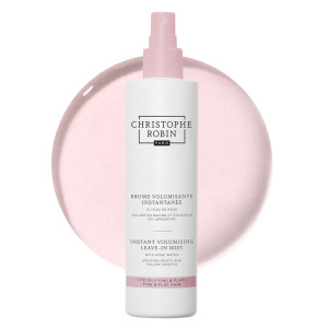 Christophe Robin Instant Volumising Leave-In Mist with Rose Water - 150ml | Adds Fullness | Delicate Floral Fragrance | Enhances Texture
