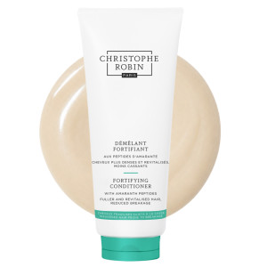 Christophe Robin Fortifying Conditioner with Amaranth Peptides - 200ml | Improves Strength & Detangles Hair, Healthy-Looking Finish | Reduces Breakage