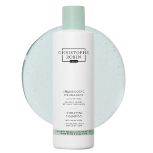 Christophe Robin Hydrating Shampoo with Aloe Vera - 250ml | Gently Cleanses | Restores Hydration | Soothes Scalp | Lightweight & Glossy Finish