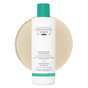 Christophe Robin Fortifying Shampoo with Amaranth Peptides - 250ml | Gently Cleanses | Strengthens Hair | Reduces Breakage