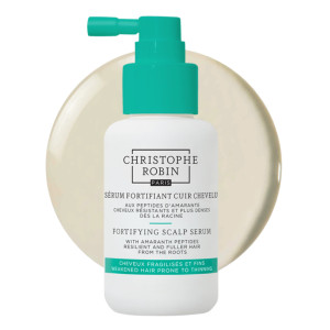 Christophe Robin Fortifying Scalp Serum with Amaranth Peptides - 50ml | Reduces Breakage | Hydrates Scalp | Boosts Hair Density by 15%