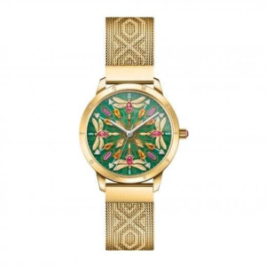Stainless Steel Green Kaleidoscope Women's Watch WA0369-264-211