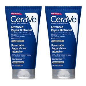 CeraVe Advanced Repair Ointment for Very Dry and Chapped Skin 50ml Double