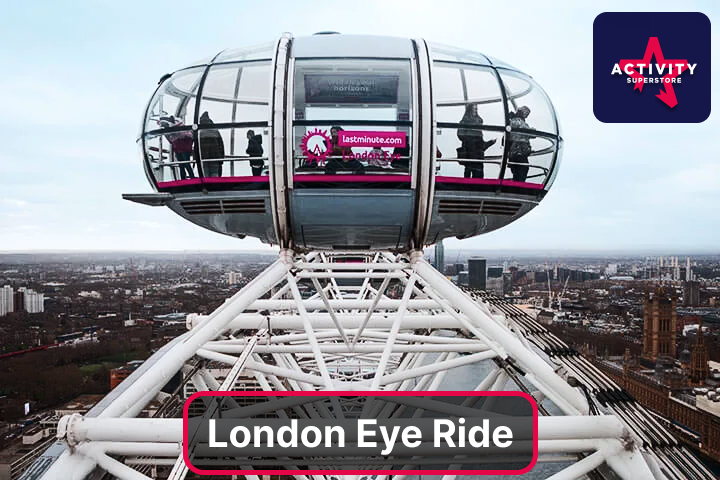 Family Entrance to the London Eye and 2 Course Meal at 28-50