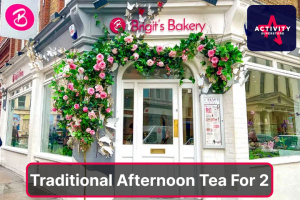 Traditional Afternoon Tea for Two at Brigit’s Bakery Covent Garden