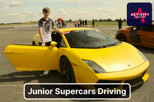 3 Mile Junior Supercar Taster Experience Gift With High Speed Passenger Ride Included - Ferrari, Lamborghini, Audi R8 & More