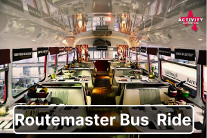 Edinburgh/Glasgow Gin Afternoon Tea For Two - Enjoy A 90 Minute Ride On The Vintage 1966 Routemaster Bus For A Unique Dining Experience