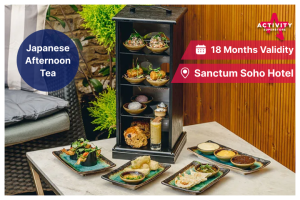 Japanese Afternoon Tea for Two at Sanctum Soho - A luxury 5 Star Location | Indulge in Luxury With Your Loved One | Get a Glass of Prosecco Each