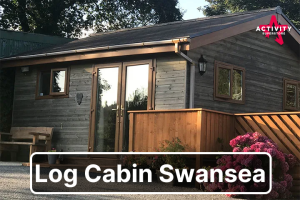 One Night Stay In At The Swansea Log Cabin For Two Which Includes A Continental Breakfast Hamper